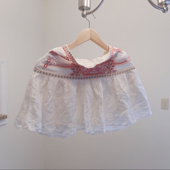 Zara Embroidered Mini Skirt - Picture 5 of 6